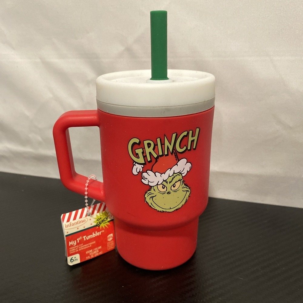 Infantino My 1st Tumbler Limited Edition 6m+ The‎ Grinch Red Cup